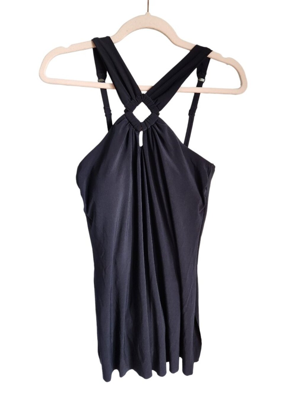 MagicSuit Swimsuit Black 12 Women's Square Cut Beverly One Piece Swimdress